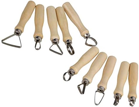 10PCS Clay Carving Tools Pottery Trimming Pottery Carving Trimming Pottery Pottery Trimming Sculpting Set Pottery Trimming Cake Carving - Image 3