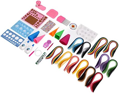 Adfaga Professional Paper Quilling Kits Complete Set with 1260 Colorful Strips Quilling Tools Accessories for Adults Beginners DIY Craft Projects Handmade Gift Idea - Image 5