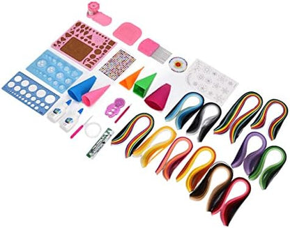 Adfaga Professional Paper Quilling Kits Complete Set with 1260 Colorful Strips Quilling Tools Accessories for Adults Beginners DIY Craft Projects Handmade Gift Idea - Image 5