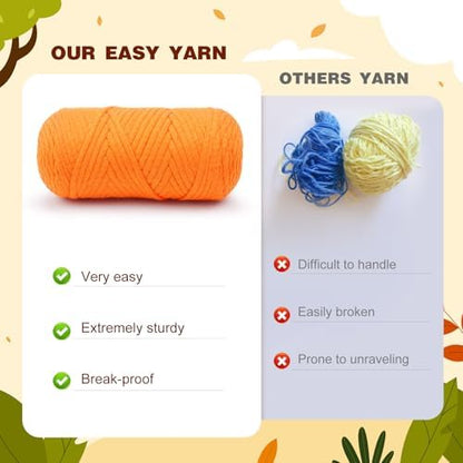 Crochet Kit for Beginners - 2 PCS Fox Crochet Kits with Step-by-Step Video Tutorials, Beginner Crochet Kit for Adults, Crochet Animal Kit, Crochet Fox Set - Image 3