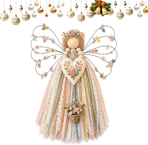 Angel Fabric Hanging DIY Kit, Macrame Angel Wall Hanging Craft Set (#01) by Unknown