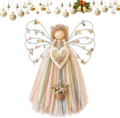 Angel Fabric Hanging DIY Kit, Macrame Angel Wall Hanging Craft Set (#01) by Unknown