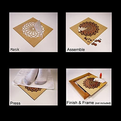 Digitalwood Marquetry Artworks DIY Kit- Altairian #0102 - Image 3