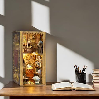 CUTEBEE Book Nook Kit DIY Miniature House Dollhouse for Adults - Image 6