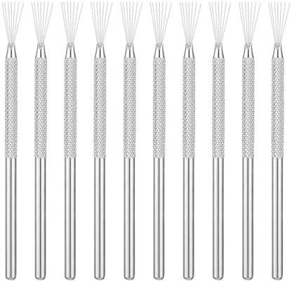 DIYOOHOMY 10 Pcs Clay Needle Tool Set, 7-Pin Polymer Clay Sculpting Tools for Pottery Scoring Texturing Carving, Feather Wire Texture Ceramic Modeling Detailing Nail Art DIY Craft Supplies by DIYOOHOMY