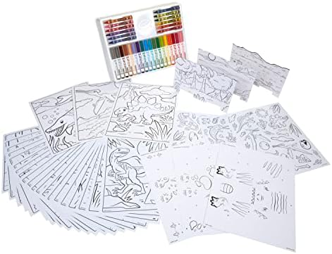 Crayola Dinosaur 5-in-1 Art Kit for Kids, Dinosaur Toys, Kids Art Set, Dinosaur Gift for Boys & Girls, Ages 4+ - Image 3