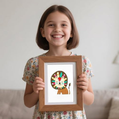 LX LERMX Embroidery Kits for Beginners, Adult Starter Cross Stitch Kit Needlepoint Complete DIY Kit with Unique Patterns, Hoop, Colorful Threads, Tools, Step by Step Instructions & Video Tutorial - Image 3