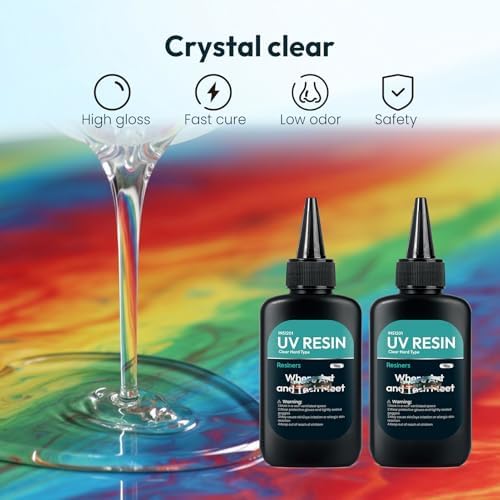 Resiners 190PCS UV Resin Kit with Light for Jewelry Making - Image 3
