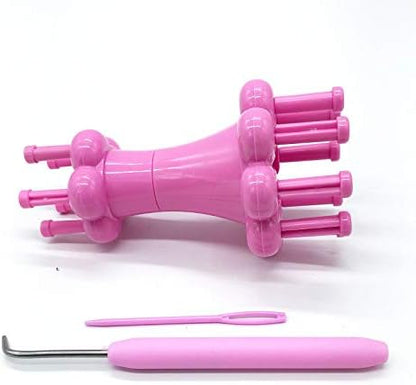WAYION DIY Weaving Tool Hook Crochet Flower Arranger Spool Loom Knitter Knitting Rope Hook Knitting Tool - Image 4