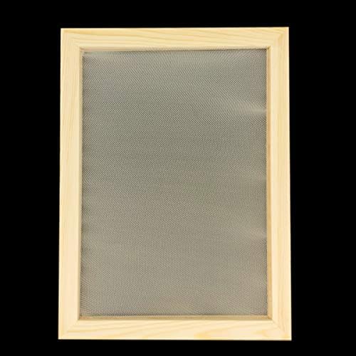 Worown A5 Paper Making Screens, Natural Wooden PaperMaking Mould & Deckle, Paper Making Frames for DIY Craft and Dried Flower Handcraft (7.5 x 10 Inch) - Image 3