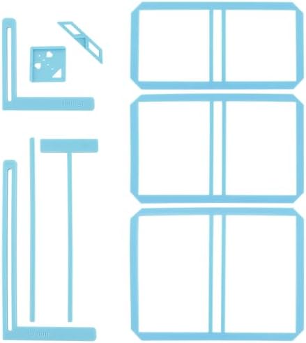 UPTTHOW 9Pcs Bookbinding Easy Scrapbooking Tool for Notebook Calender by UPTTHOW