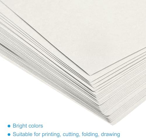 MECCANIXITY 100 Sheets Origami Paper Double Sided White 6x6 Inch Square Sheet for Art Craft Project, Beginners, Gifts Decor - Image 4