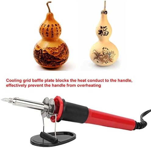 7PCS Wood Burning Tool Kit, 0-380°C Adjustable Temperature Soldering Iron Tool for DIY, Wood Carving, Embossing, and Craft Projects, Wood Burning Tool - Image 4
