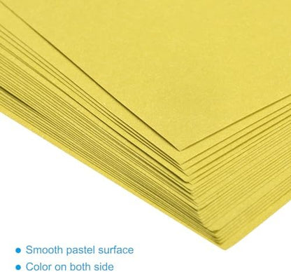 MECCANIXITY 200 Sheets 6x6 Inch(15x15cm) Origami Paper Double Sided Lemon Yellow Square Sheet for Art Craft Project, Beginners, Gifts Decor - Image 4