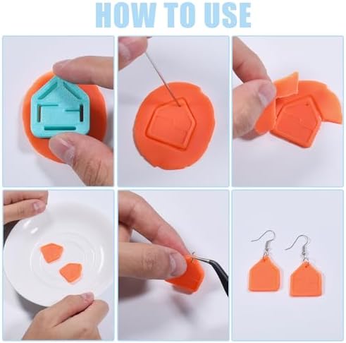 ORIGACH 13 Pcs Mini Bookshelf Polymer Clay Cutters Set - Image 6