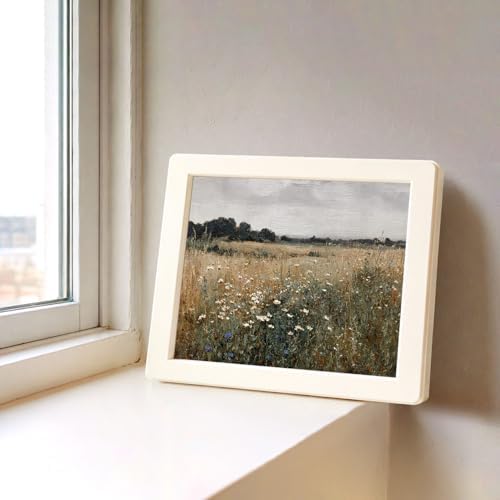bitCNY Paint by Numbers for Adults, Wildflower Meadow Landscape DIY Acrylic Painting Kit, Rustic Field Paint by Number Canvas Art for Farmhouse Wall Decor, 16x20 Inch - Image 5