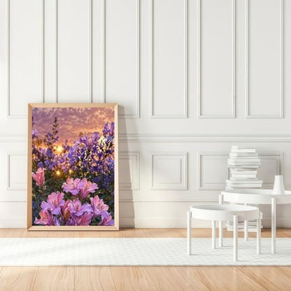 DOTSTART Paint by Numbers Kit for Adults, Sun and Flowers Paint by Number for Adults,Acrylic Adults' Paint-by-Number Kits, DIY Easy Paint by Number Adult for Home Wall Art Decor, 11.81X15.75inch - Image 5