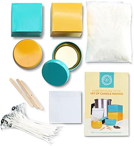 Hearts & Crafts DIY Complete Soy Wax Candle Making Kit - 1lb Soy Candle Wax and All Candle Making Supplies Included and Candle Jars - Complete DIY Candle Making Kit for Adults, Kids, & Beginners - Image 2