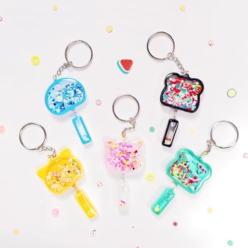 FUNSHOWCASE Wind Chimes Resin Shaker Molds Set Keychain Charms Pack of 68 Epoxy Silicone Trays Precision Tip Applicator Bottle Kit Bundle - Image 3