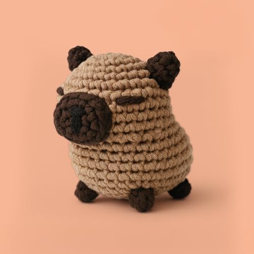 THE GOOKIE Capybara Crochet Kit for Beginners - All-in-One Amigurumi Kit - Image 3