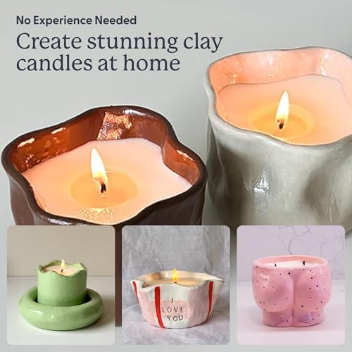 Sculpd Candle Making Kit, 1 Candle, Peony Rose Fragrance, Earth Tones - Image 6