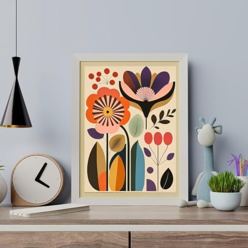 3 Pack Cute Flower Paint by Numbers Kit for Adults Beginner (Without Frame) - Image 3