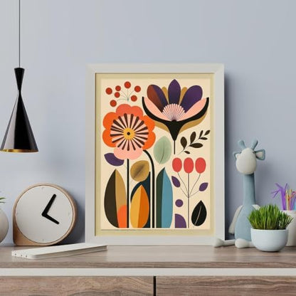 3 Pack Cute Flower Paint by Numbers Kit for Adults Beginner (Without Frame) - Image 3