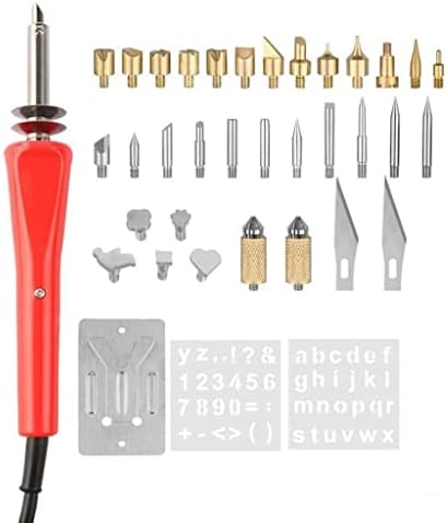 Grafken 35 Pieces Wood-Burning Kit Electric Soldering Iron Set DIY Embossing Engraving Welding, Embossing/Welding/Engraving and Engraving Skills, Suitable for Beginners - Image 5
