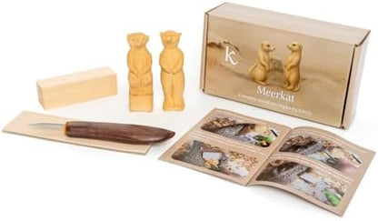 KARVLY Wood Carving Kit for Beginners Adults - 10-Piece Whittling Kit with Stainless Steel Knife, Basswood Blocks, Leather Strop & QR Video Tutorial - Image 6