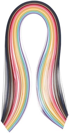 PATIKIL 180pcs Quilling Paper Strips Paper Flowers Quilling Kits 1/8"(3mm) Origami Paper for Adults Beginner Art Craft, 21"(54cm) 36 Colors by PATIKIL
