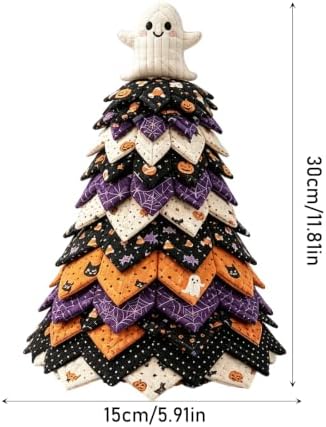 DIY Quilted Christmas Tree Kit, 3D Fabric Patchwork Craft Set for Adults & Beginners, Handmade Holiday Sewing & Tabletop Decor Project, Creative Crafting Gift Box - Image 2