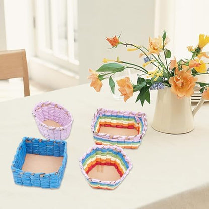 FREEBLOSS 15 Set Basket Weaving Kit Basket Making Kit for Adults Beginners - Image 4