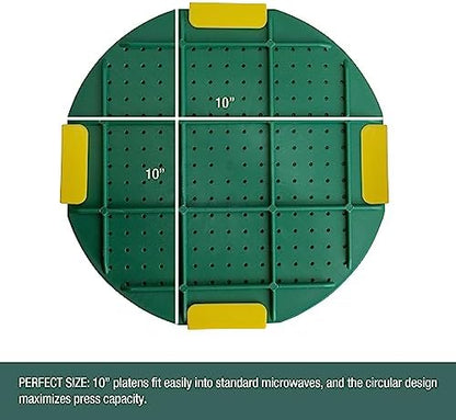 GSM Brands Microwave Flower Press Kit for Drying Leaf, Plant, and Flowers (10 Inch Round) - Image 3
