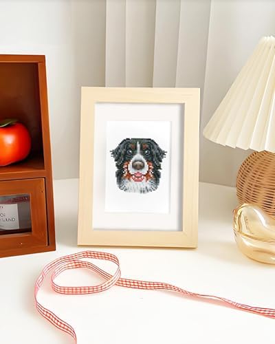 PeakLuv 12 Pcs Dog Small Diamond Art Kits, Puppy Mini Diamond Painting Kits for Adults Beginners, 5D DIY Square Drill Diamond Dots, Quickly Finishable Animal Gem Art for Home Wall Desktop Decor, 6X7in - Image 5
