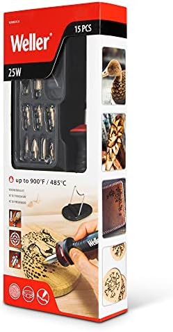 Weller Genuine 15 Piece 25W/120V Woodburning Kit | WLIWBK2512A - Image 6