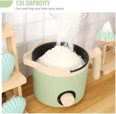 TOAUTO 3Lbs Wax Melting Candle Melting Pot Handheld with 2 Power Adjustment - Image 3