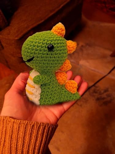 Kaaper Crochet Kit for Beginners for Adults, Learn to Dinosaur Crochet Kit - Image 2