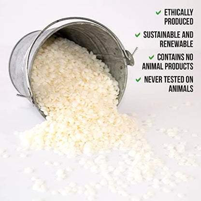 American Soy Organics Freedom Coconut Soy Wax Beads, Candle Wax, 25 lbs - Image 3