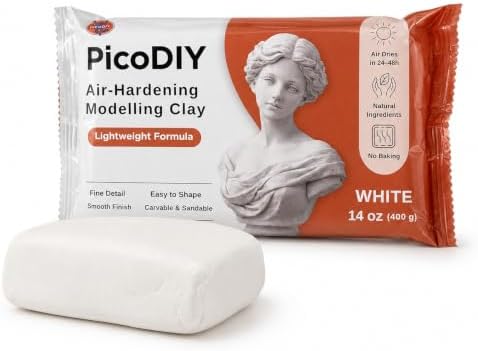 Air Hardening Modeling Clay - Lightweight Air Dry Clay for Arts and Crafts by Unknown