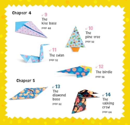 My First Origami Book: 19 Easy & Colorful Projects with 80 Sheets of Origami Paper + How-To Videos (Dover Crafts: Origami & Papercrafts) - Image 5