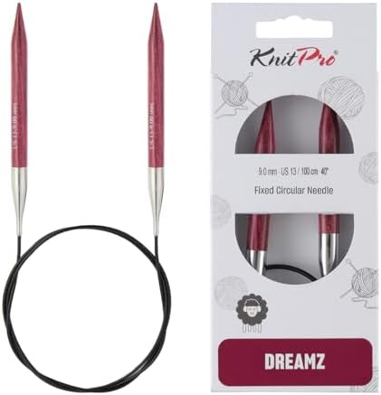 KnitPro Dreamz Fixed Circular Needles 40" (100cm) | US Size 13 (9mm) - Image 4