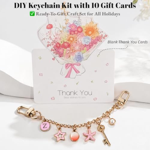 460PCS Keychain Kit, Rich Enamel Themes, Greeting Cards Included, Beginner - Image 4