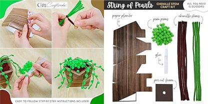 WeVeel Cozy Craftworks Chenille Stem Craft Kit (Plants) - Image 3