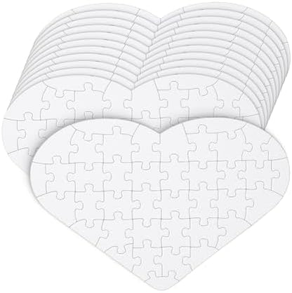 Mr. Pen- Blank Puzzle Bulk, 12 Pack, 40 Pieces/Pack, 9.3" x 6.2" by MrPen