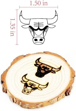 AIMOADO 1.5" Ox Head Branding Iron for Wood Hats Leather BBQ & Steak - Image 2