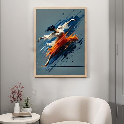 DOTSTART Paint by Numbers Kit for Adults Beginner,Power Dancer Adult Paint by Number Kits on Canvas,Painting by Numbers Easy Oil Painting,for Home Wall Decor 11.8X15.7 inches - Image 4
