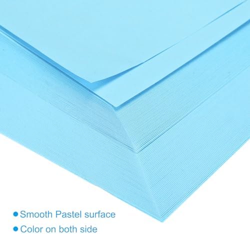 MECCANIXITY 100 Sheets Origami Paper Double Sided 8x8 Inch(20x20cm) Square Sheet for Art Craft Project, Beginners, Gifts Decor, Sky Blue - Image 4