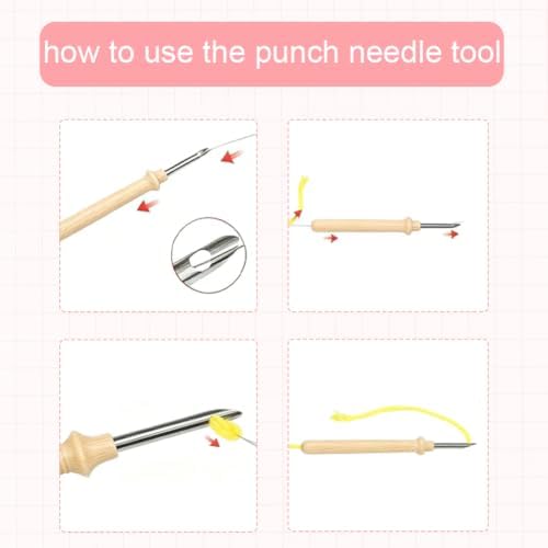 BEUNITONE 2 Pcs Gnome & Sunflowers Punch Needle Kits for Adults Beginner - Image 3