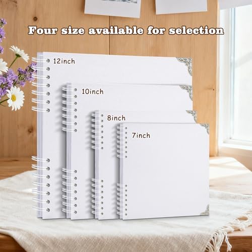 Scrapbook Album 10x10 Inch - Hardcover Kraft Paper Photo Album with 40 Pages, Memory Book for Wedding, Anniversary, Family, Christmas, Baby Shower, Ideal for Preserving Precious Moments - Image 6