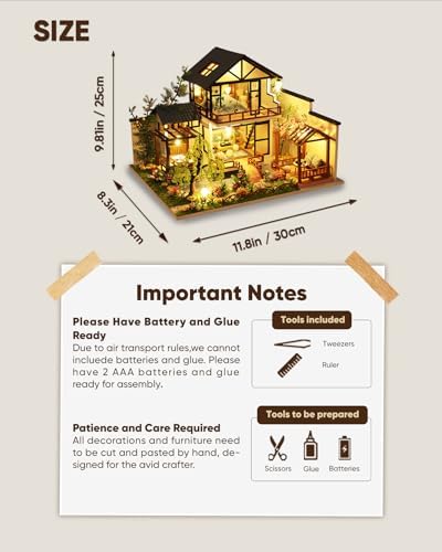 DIY Japanese Miniature House Kit Dollhouse Kit for Adults to Build - Image 3